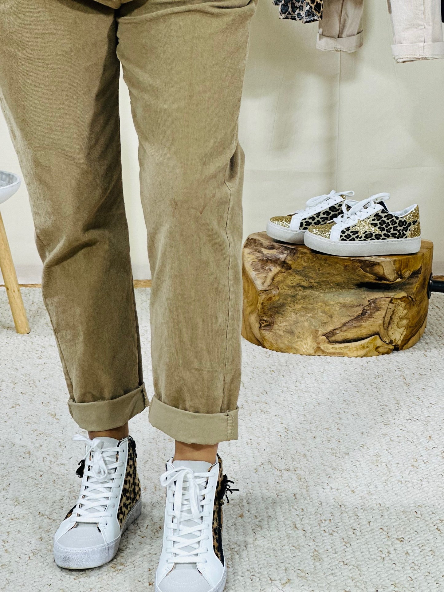 1066 🛍️ Basket montante léopard 🐆