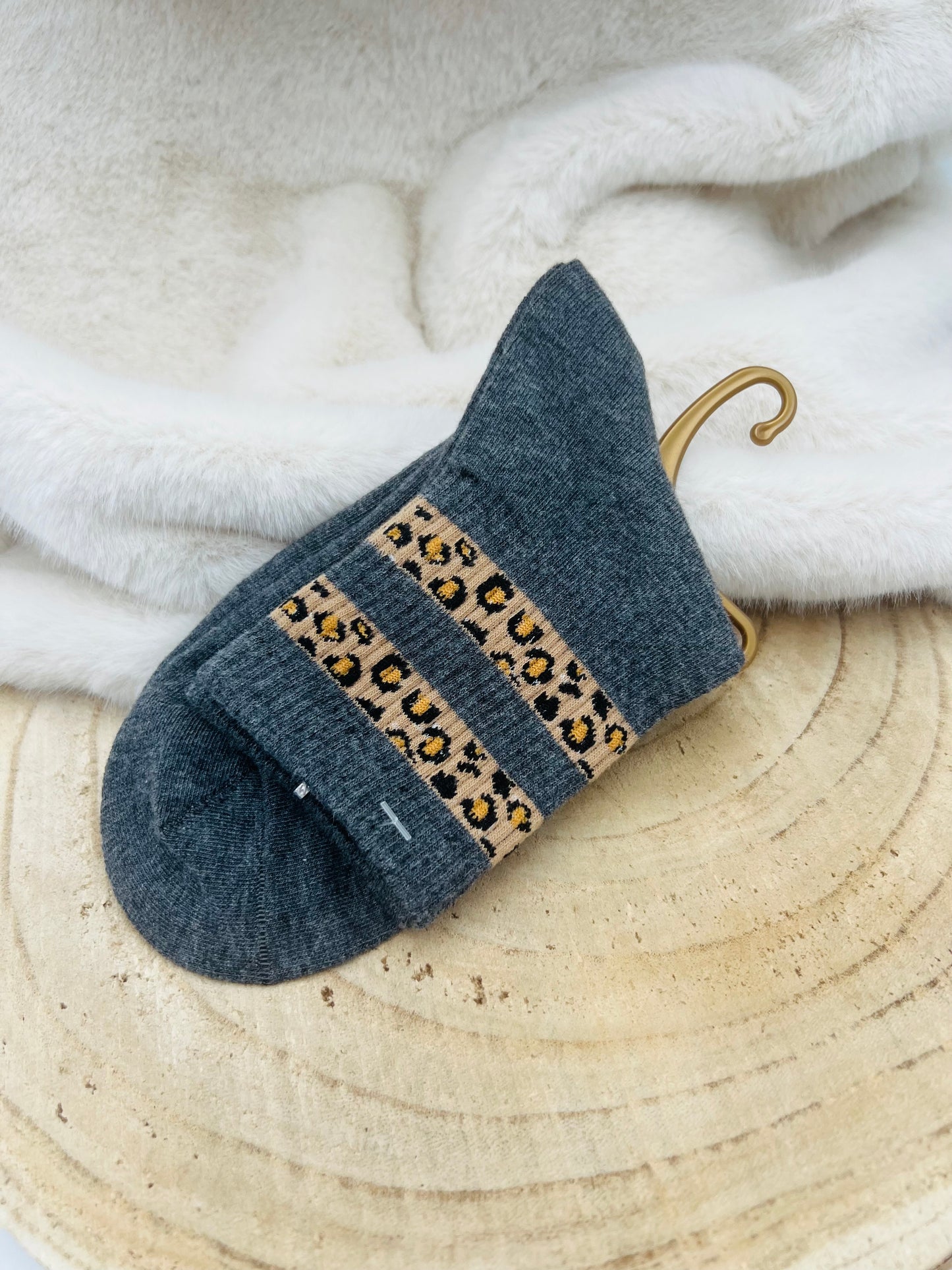 666 🛍️ Chaussette Léopard 🐆