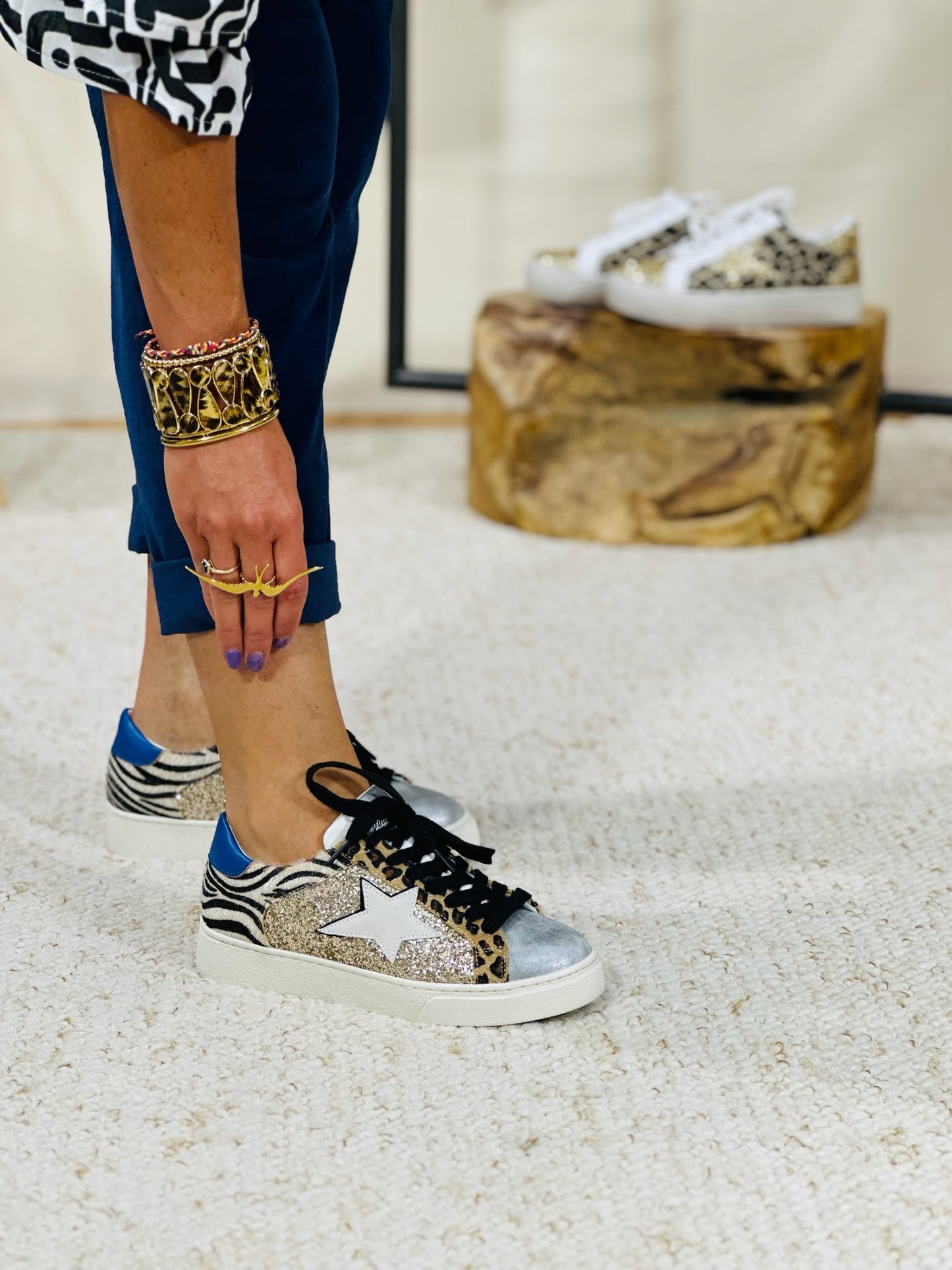 1063 🛍️ Basket étoile léopard 🐆