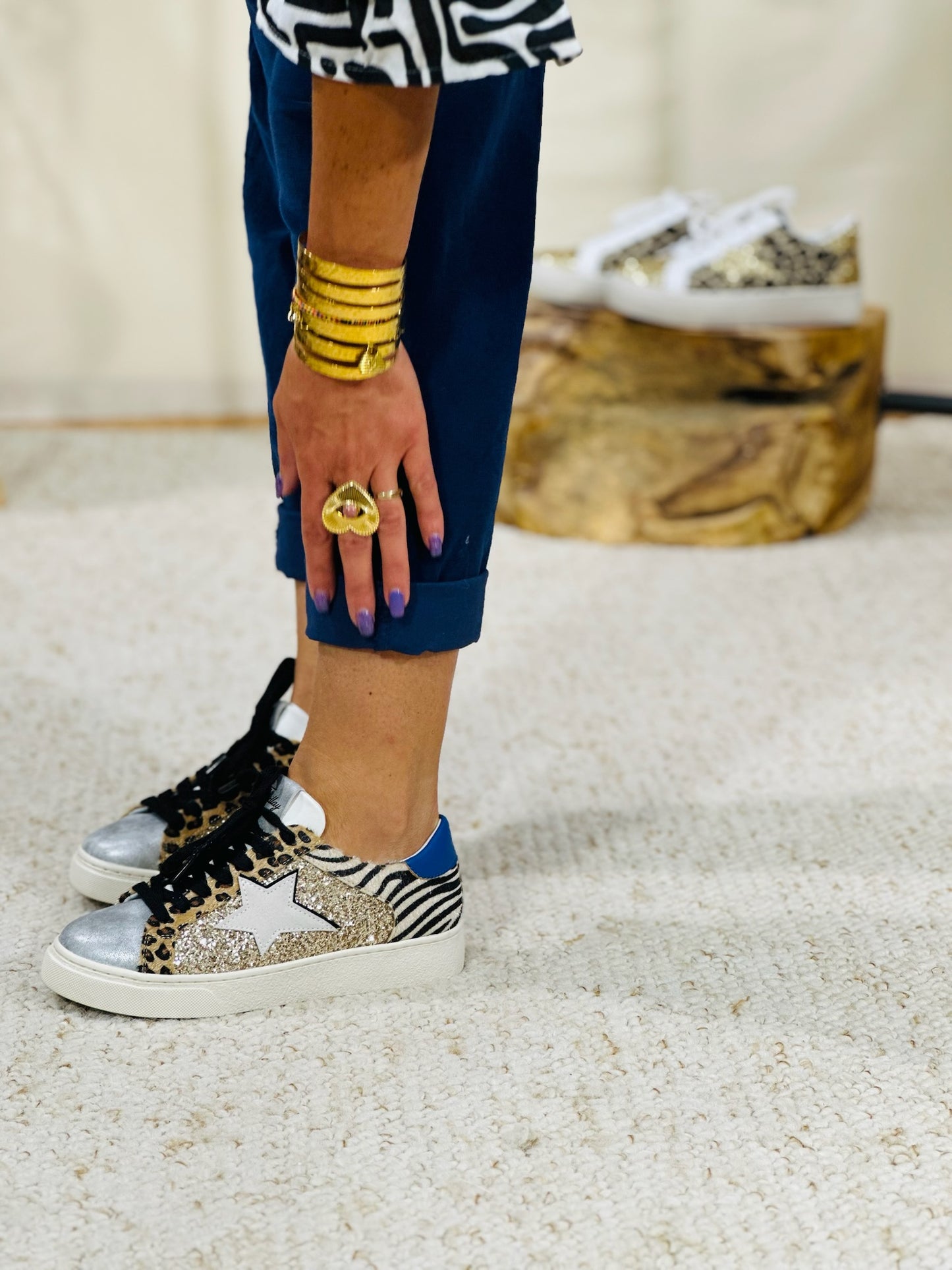 1063 🛍️ Basket étoile léopard 🐆