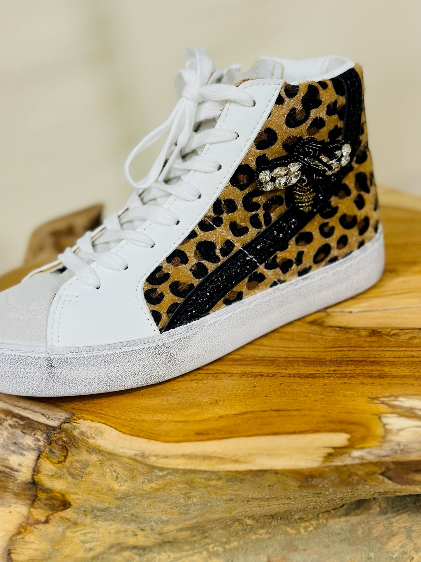 1066 🛍️ Basket montante léopard 🐆