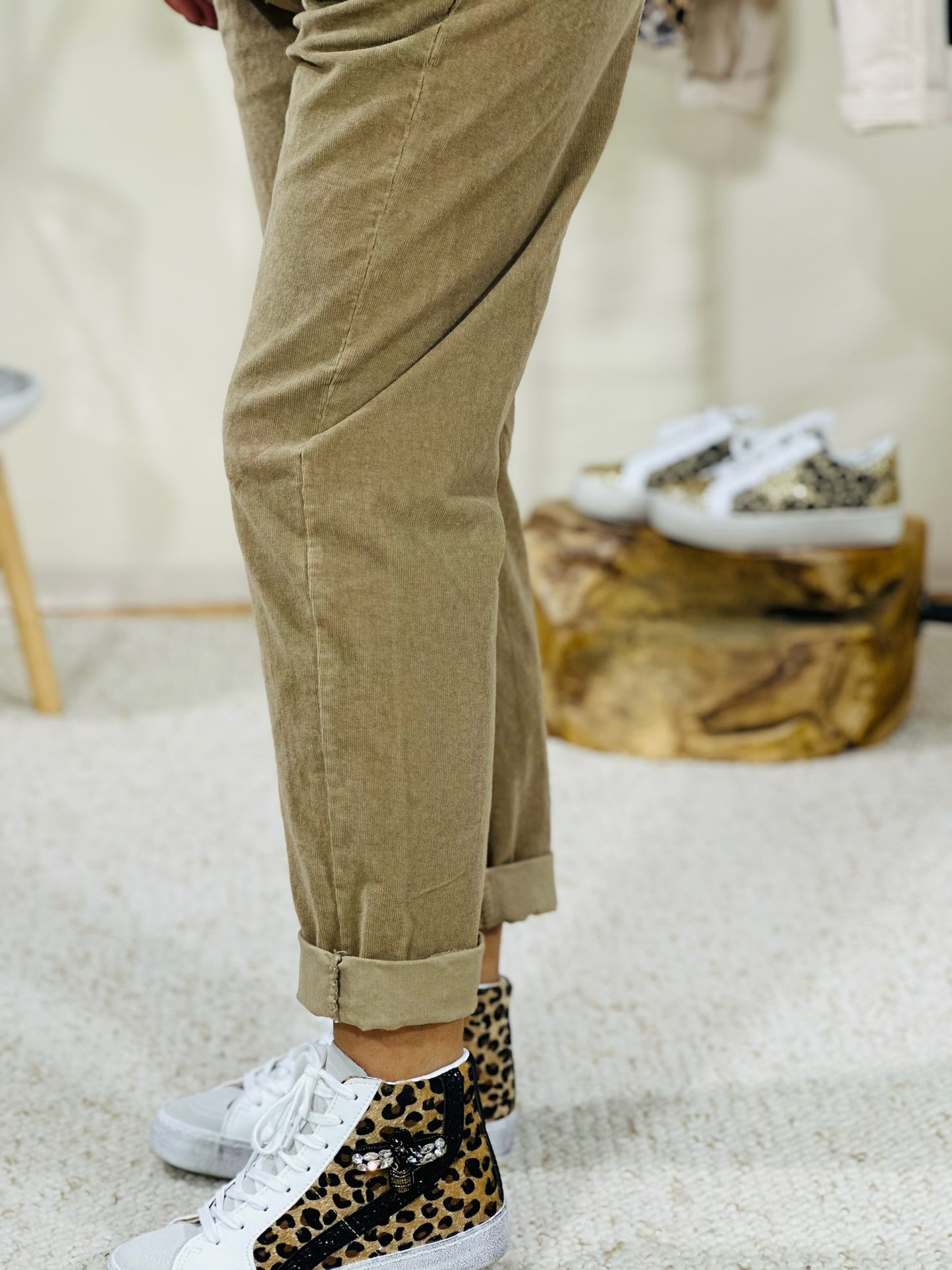 1066 🛍️ Basket montante léopard 🐆