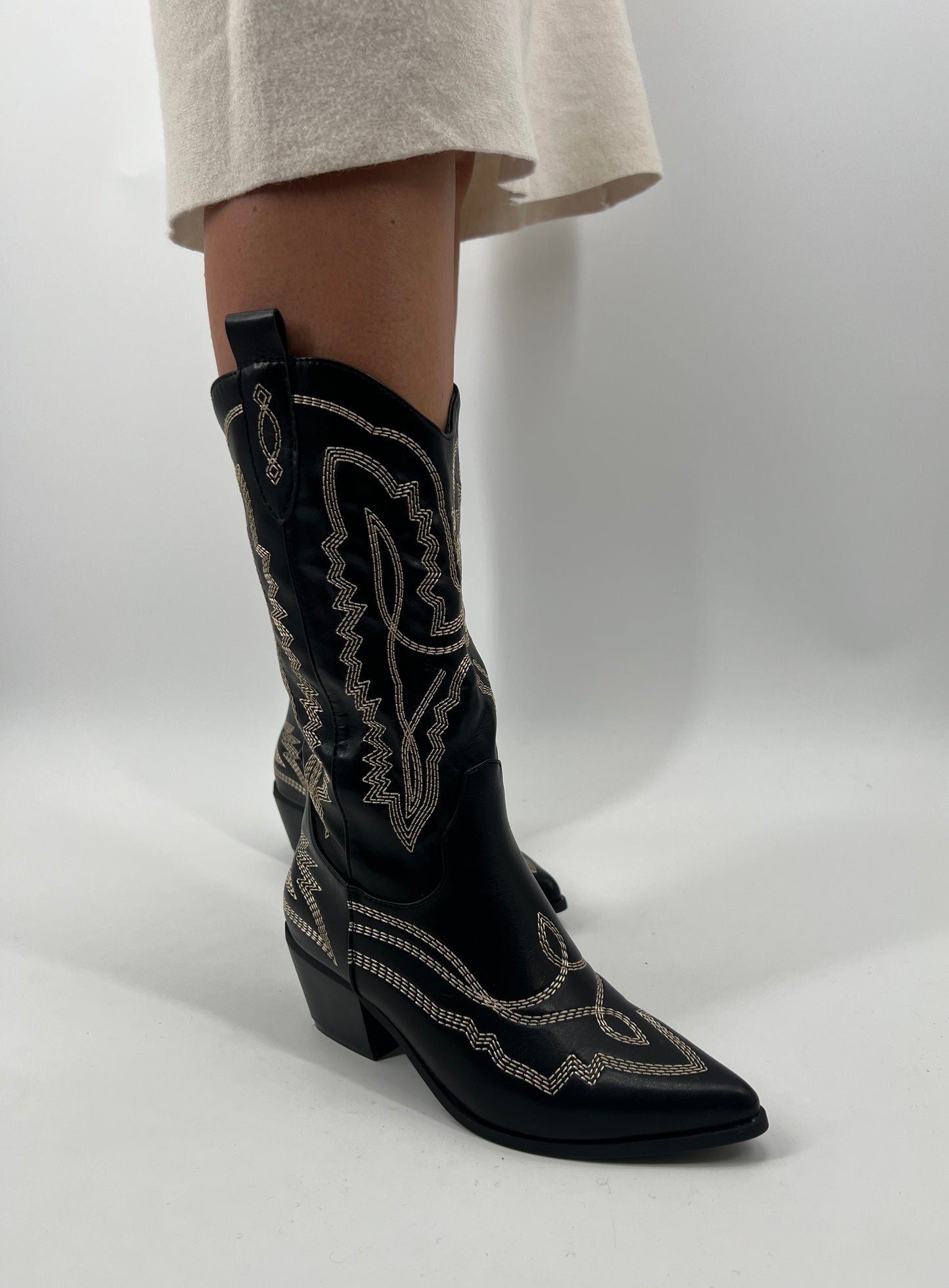 488 🛍️ Santiags Haute Noire