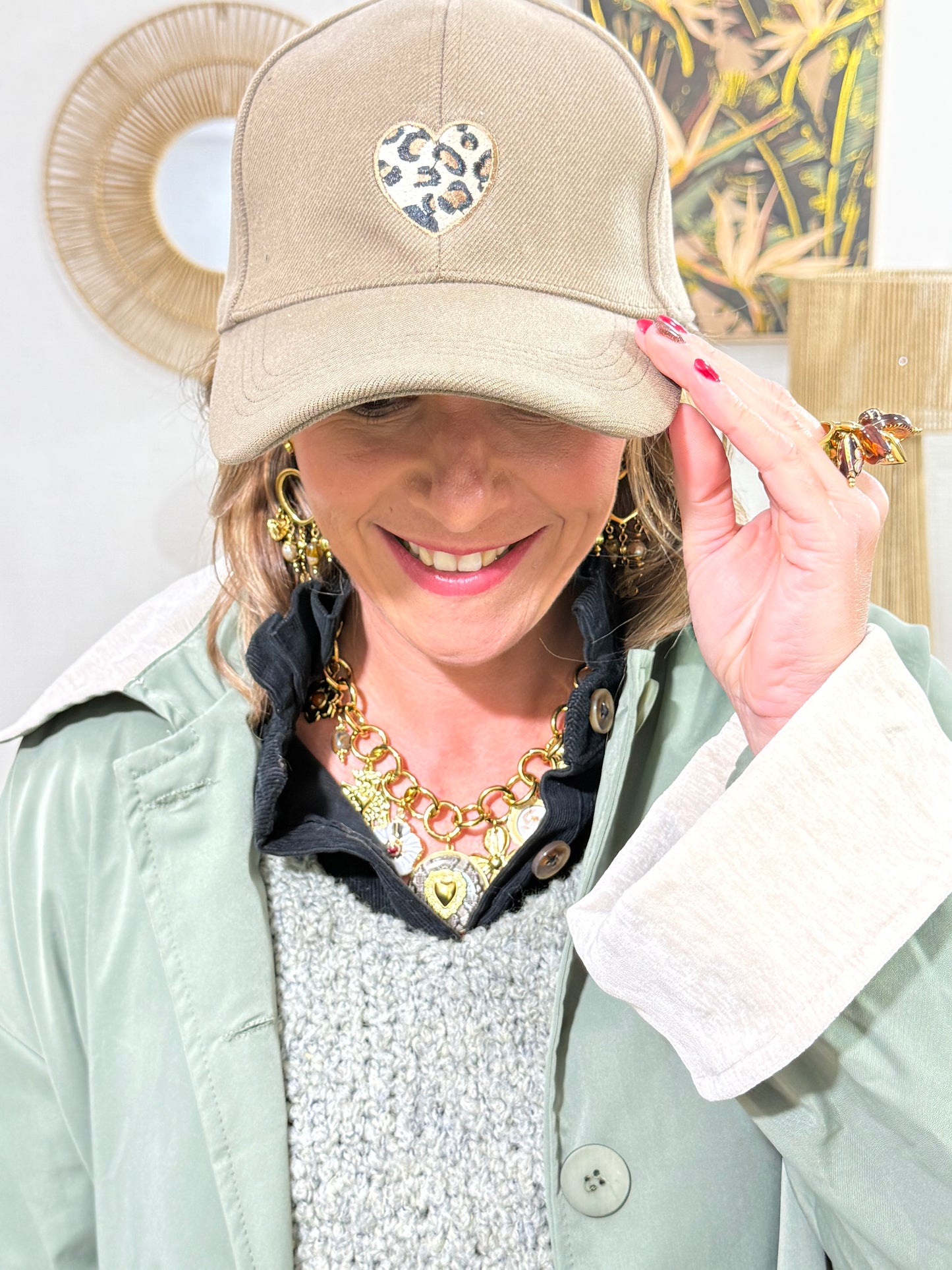 442 🍁 Casquette 🤎 Léopard