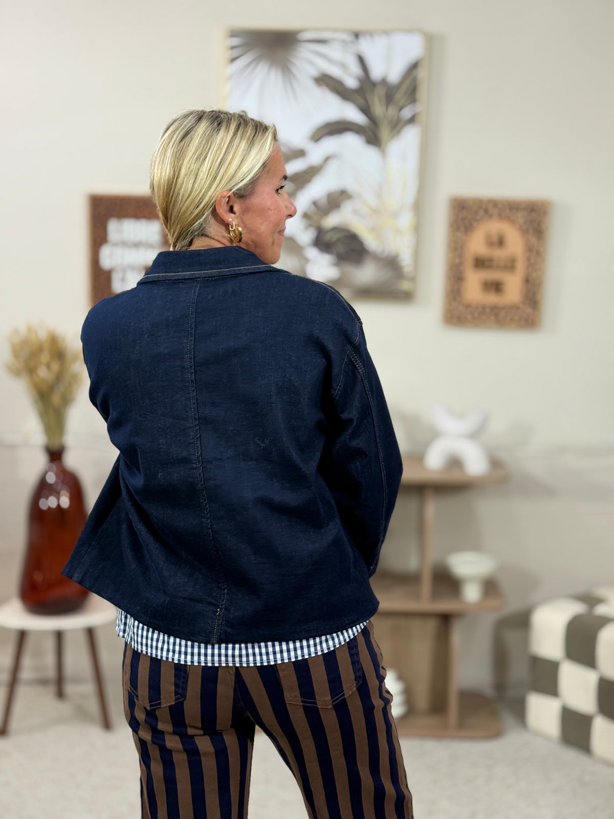 198 🗝️ Veste Jeans touche Léo 🐆
