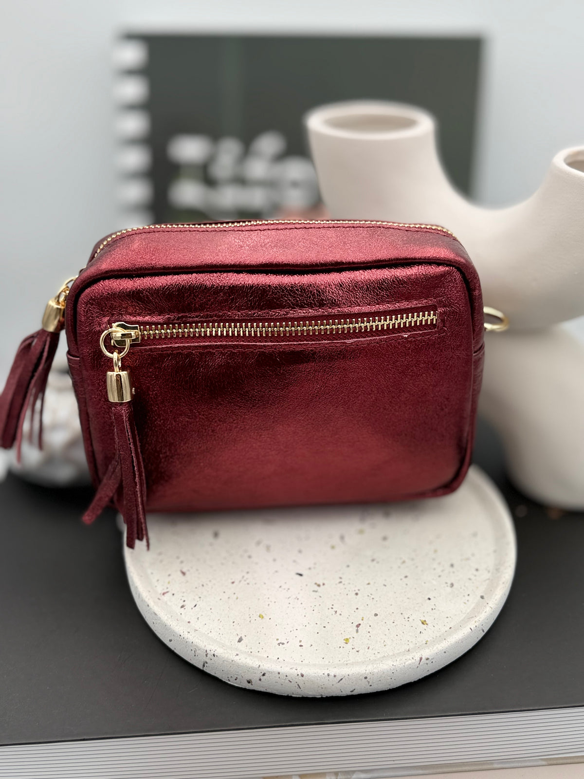 204 🗝️ Sac Cuir Irisé