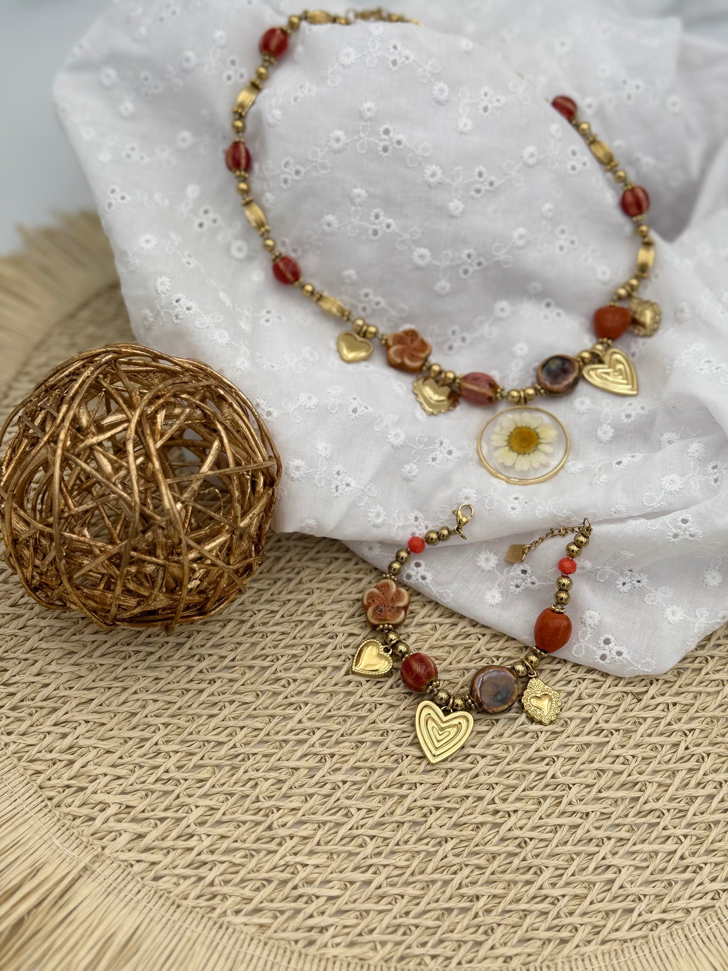 25 🍋 Collier Marguerite