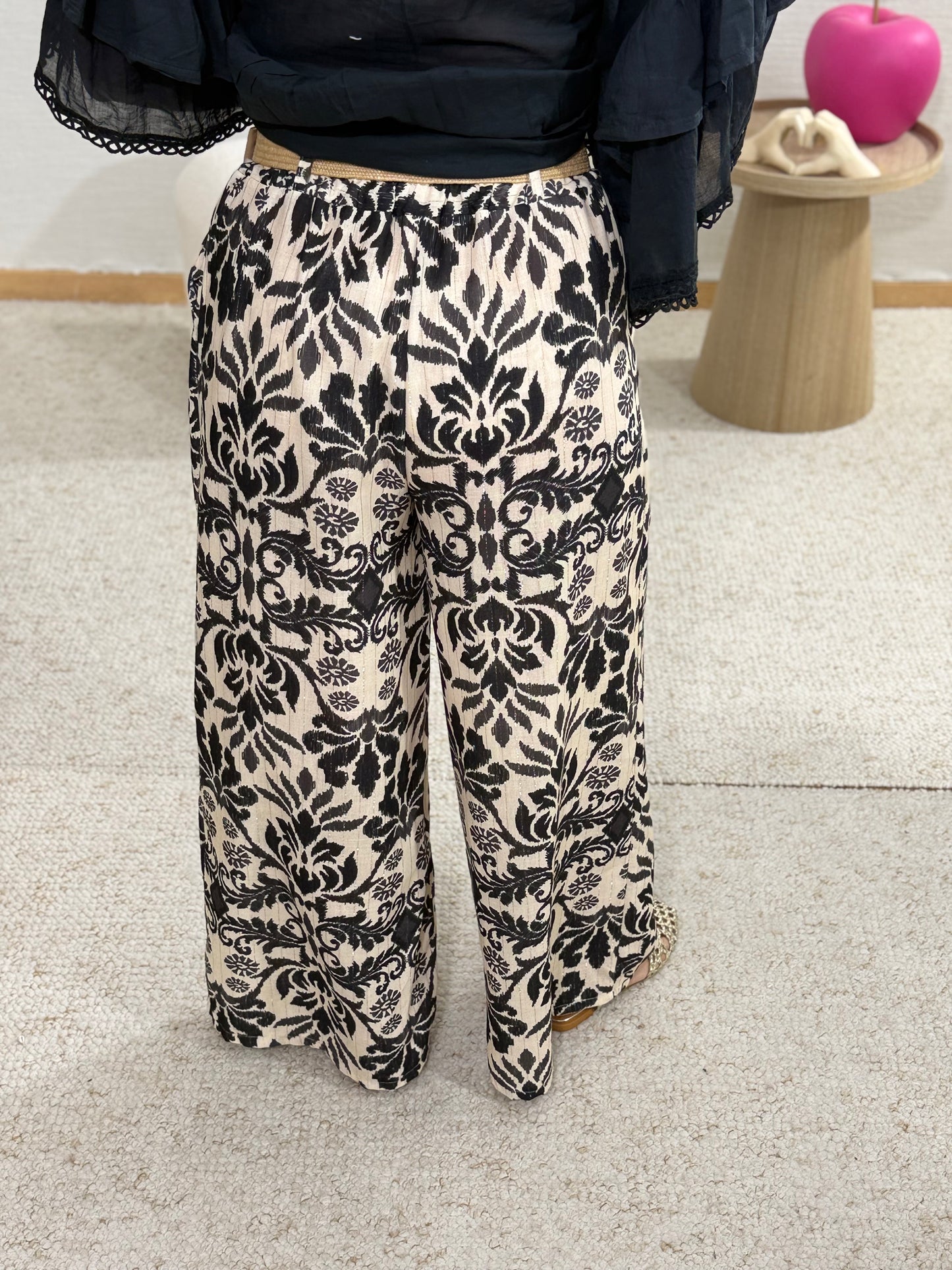 175 🍭 Pantalon Fleuri