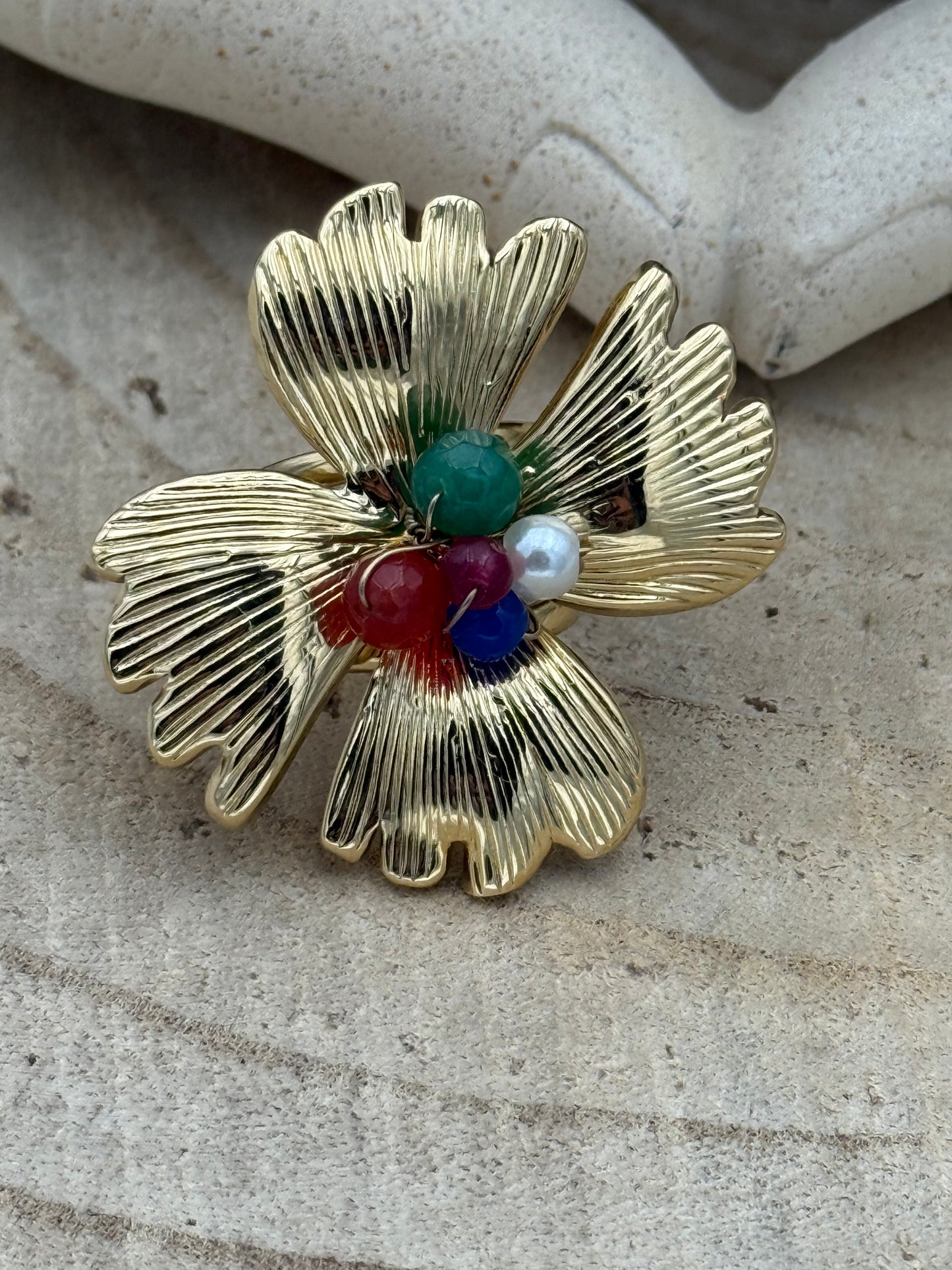 50 🍭 Bague Fleur