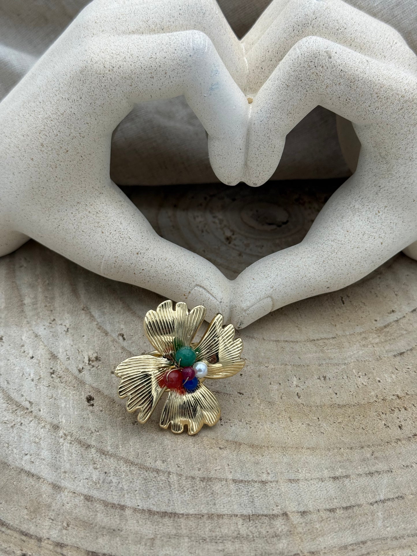 50 🍭 Bague Fleur