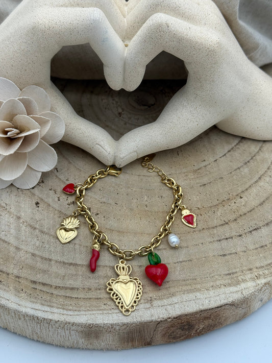 31 🍭 Bracelet Coeur Lilou