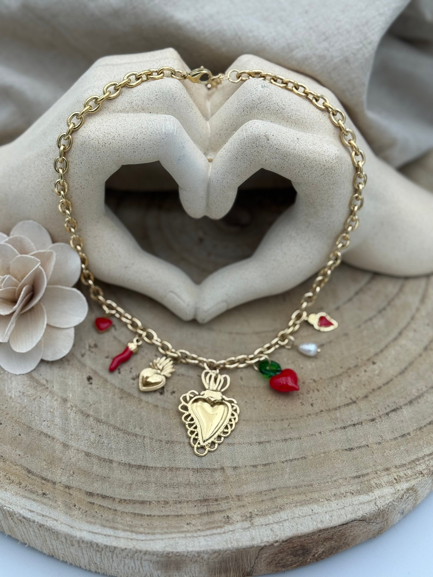 30 🍭 Collier Coeur Lilou