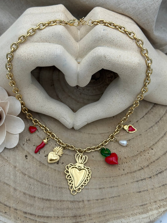 30 🍭 Collier Coeur Lilou