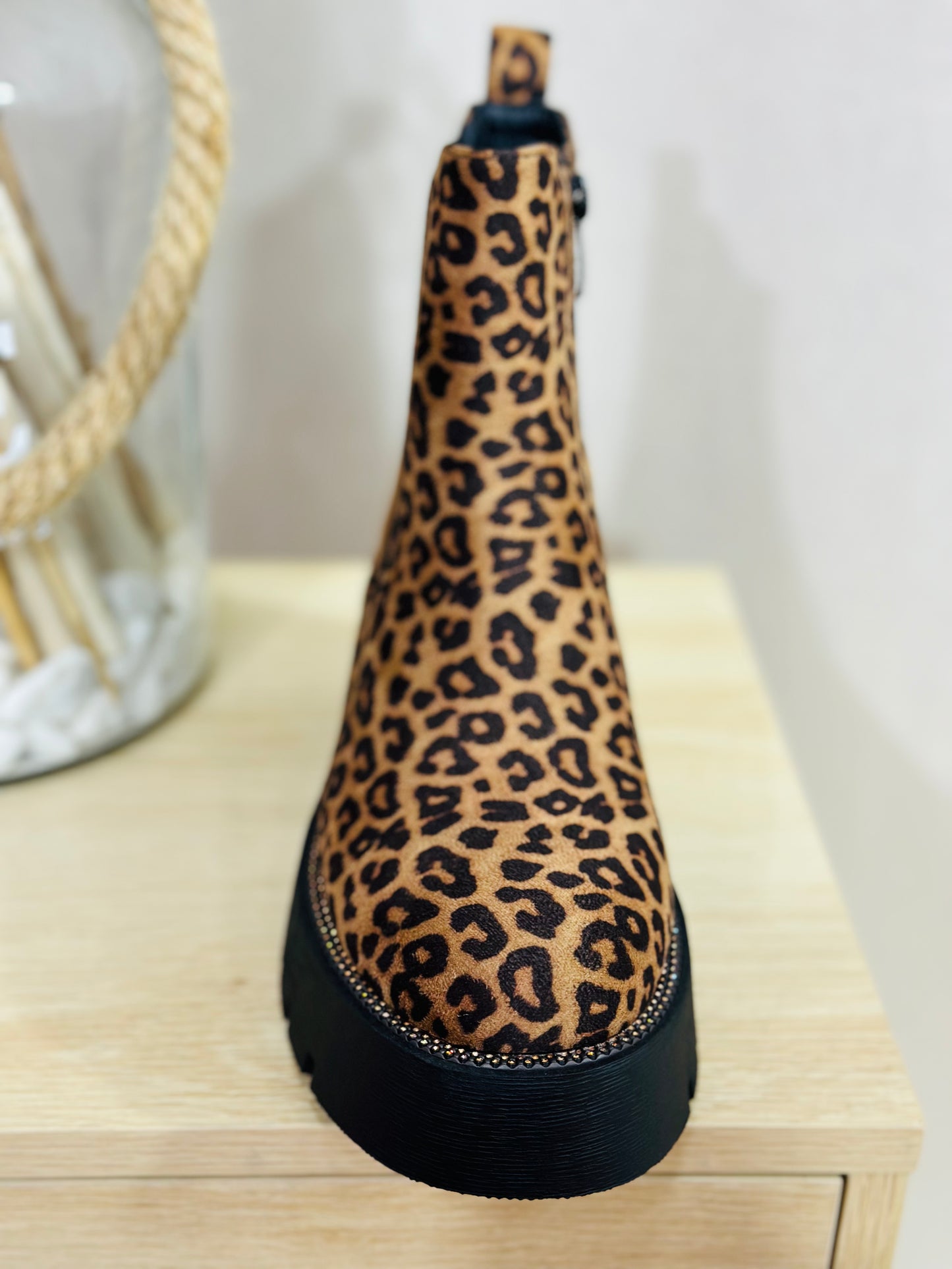 254 🛍️ Bottine Léopard 🐆