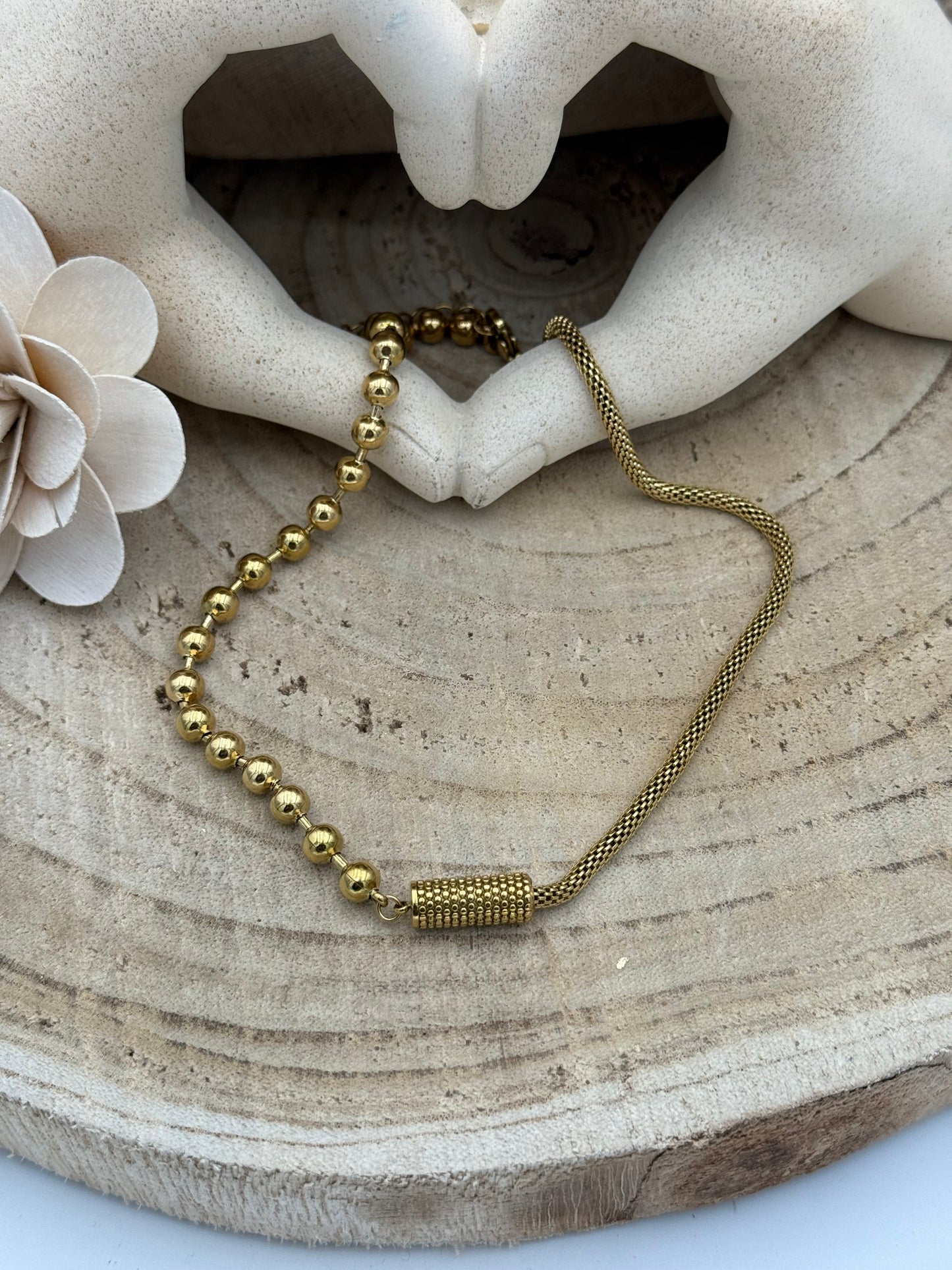 223 🍭 Collier Bi maille