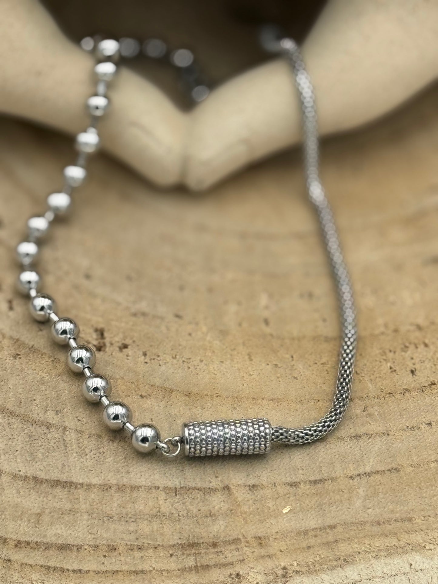 223 🍭 Collier Bi maille