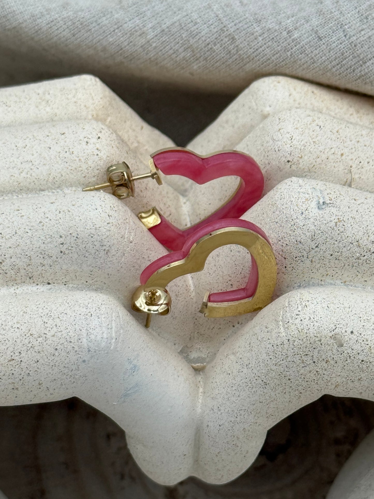 232 🍭 Boucle d'oreilles Coeur 💖