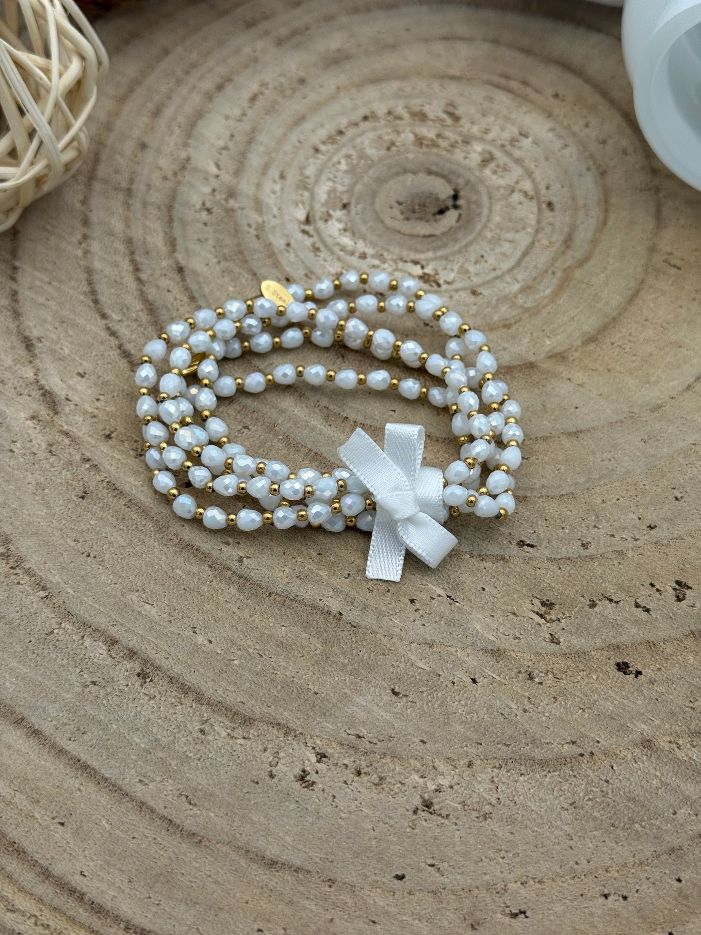 239 💜 Lot de 5 bracelets perlés