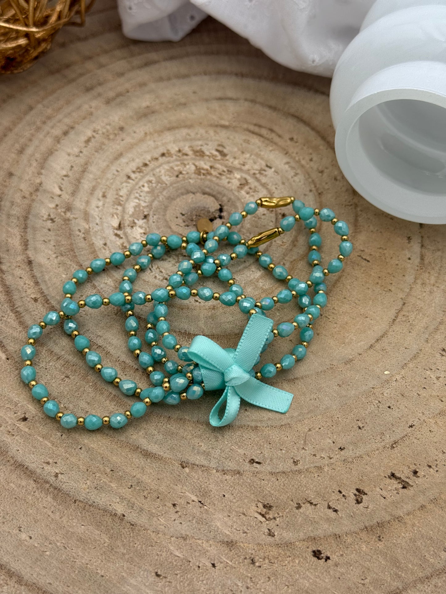 239 💜 Lot de 5 bracelets perlés