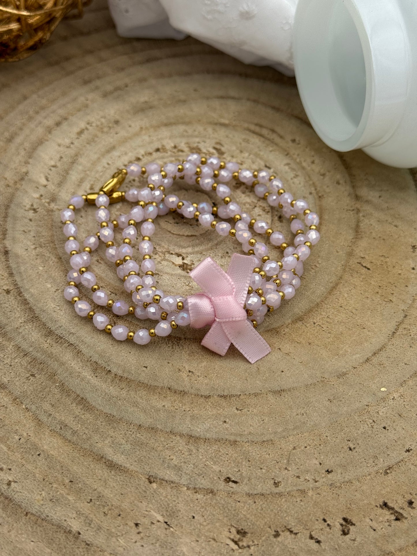 239 💜 Lot de 5 bracelets perlés