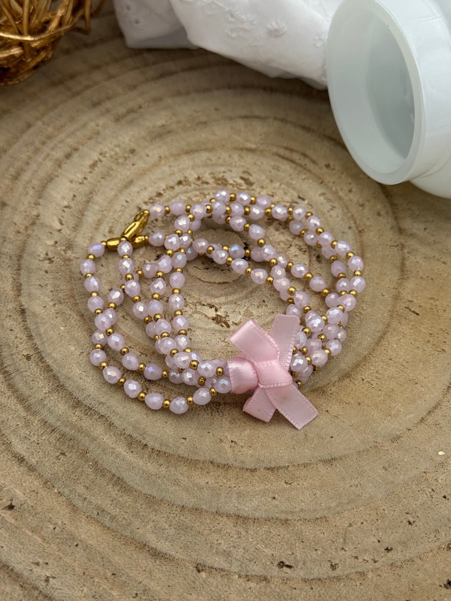 239 💜 Lot de 5 bracelets perlés