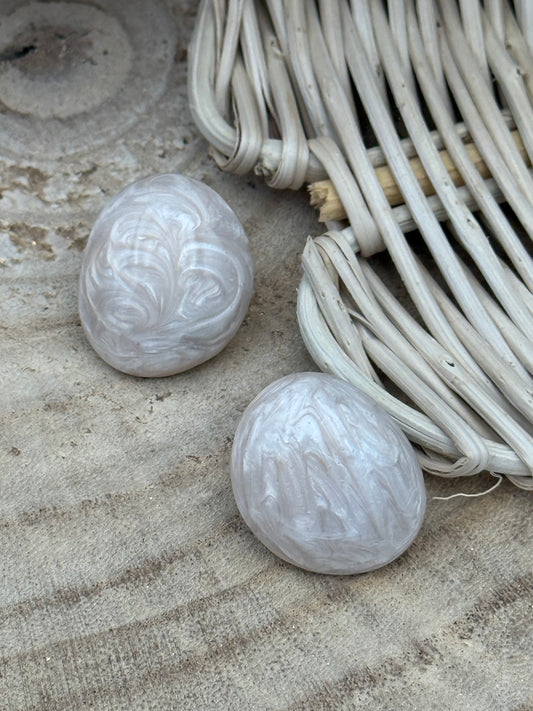 285 💜 Boucle d'oreilles Nacrée