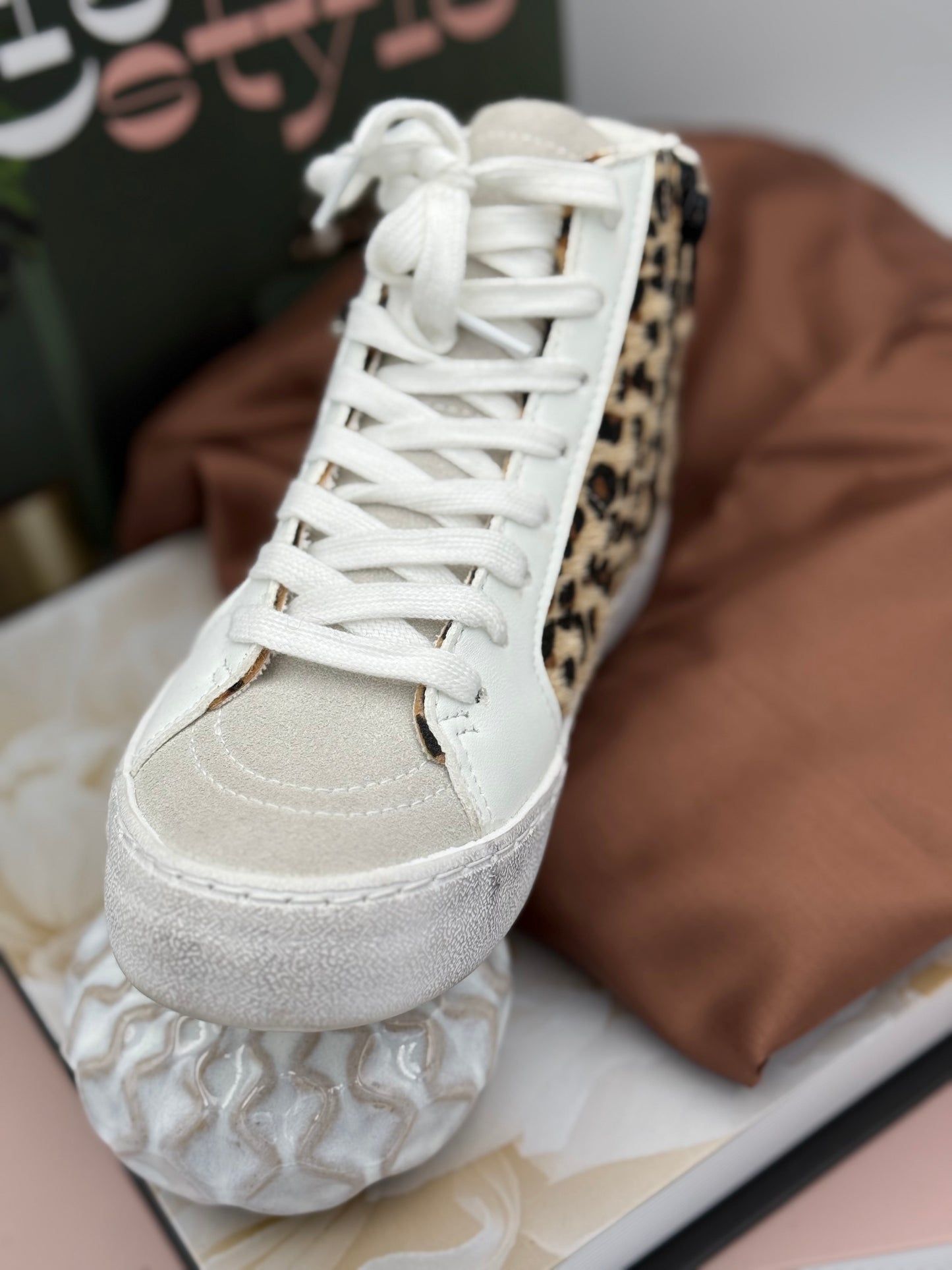 1066 🛍️ Basket montante léopard 🐆