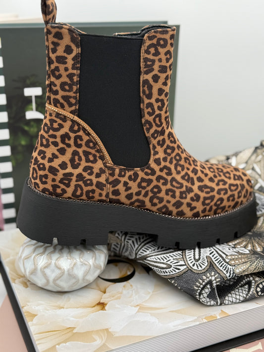 254 🛍️ Bottine  Léopard 🐆