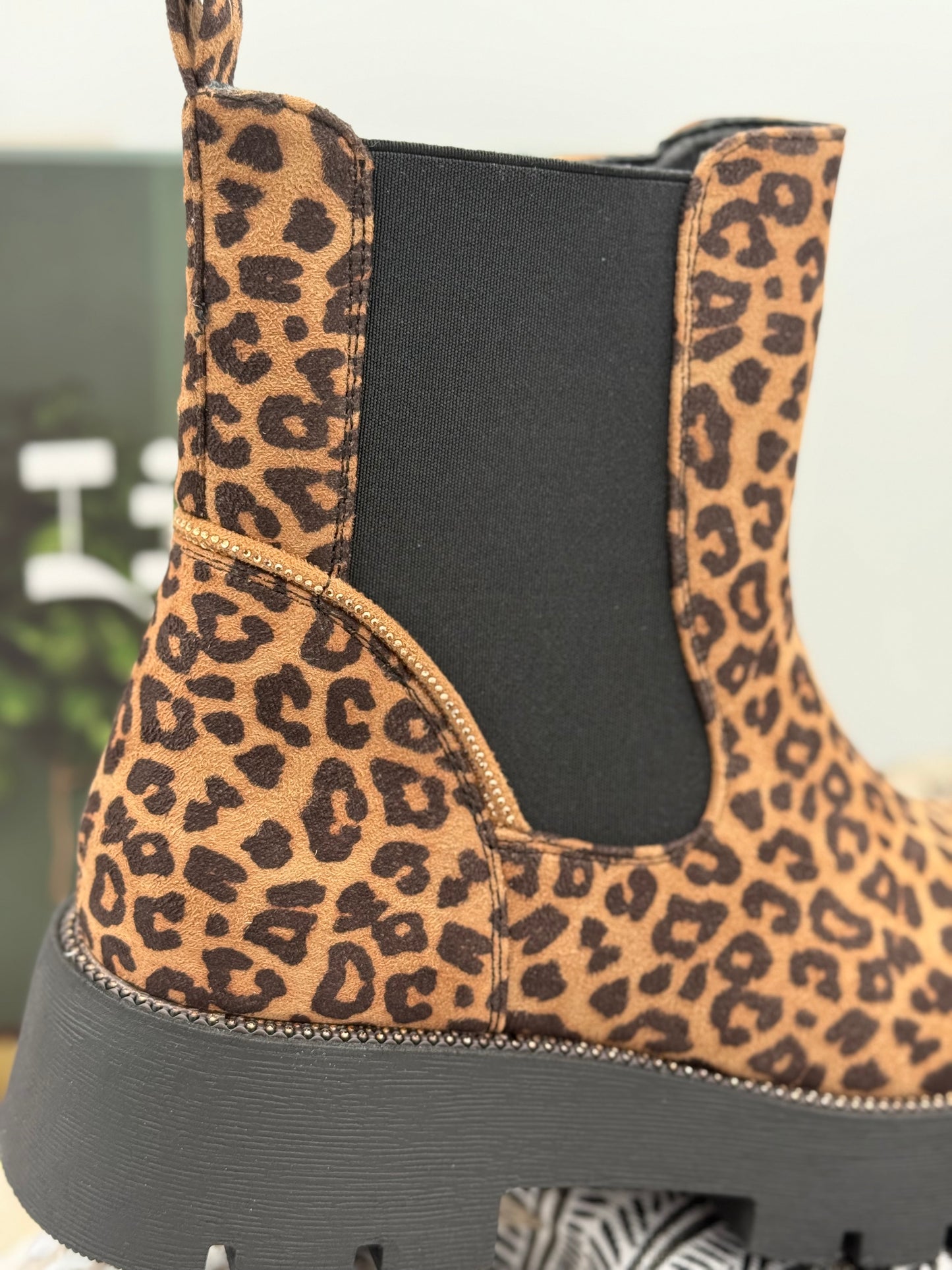 254 🛍️ Bottine Léopard 🐆