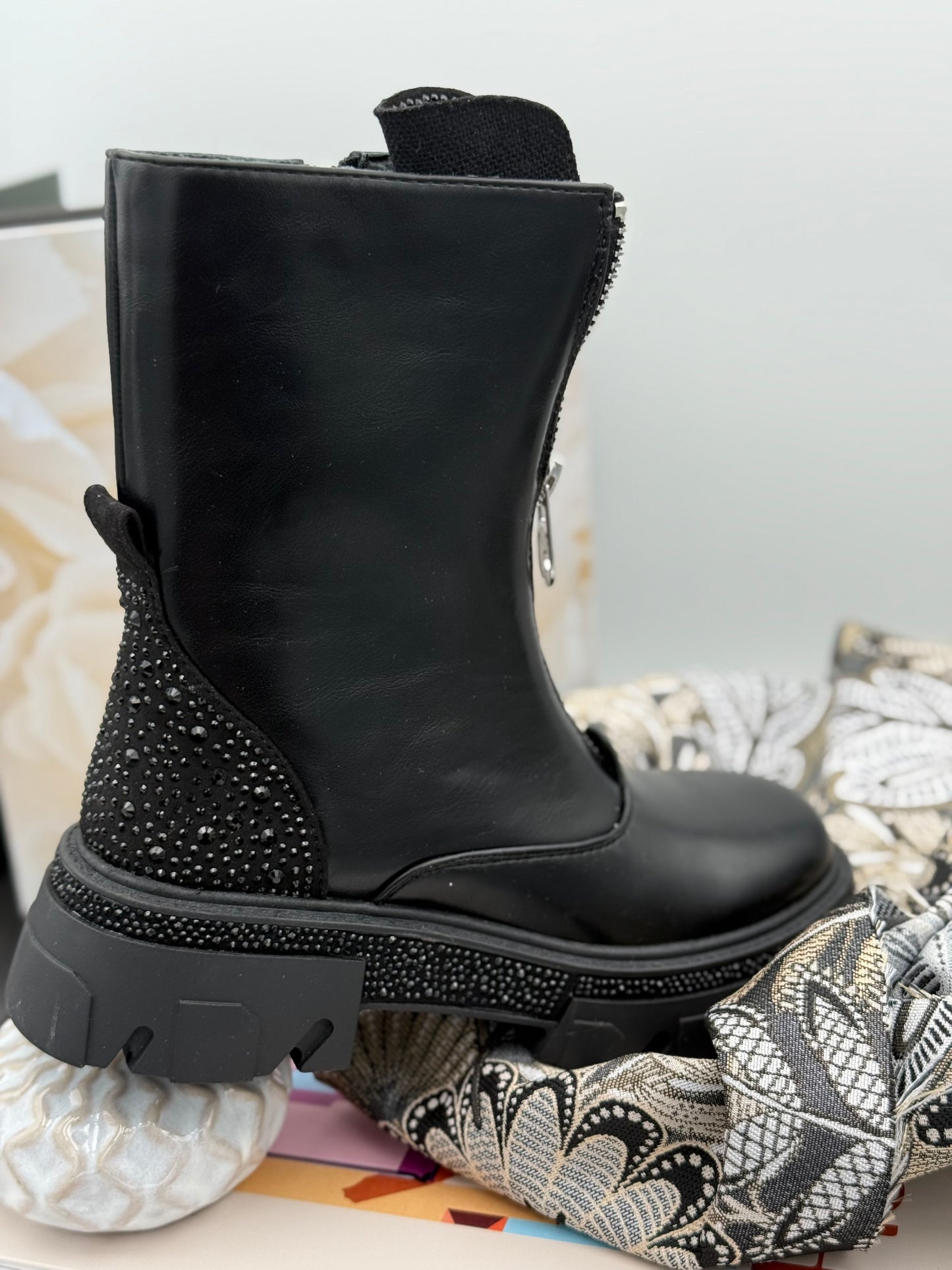 612 🛍️ Bottine strass 🤩