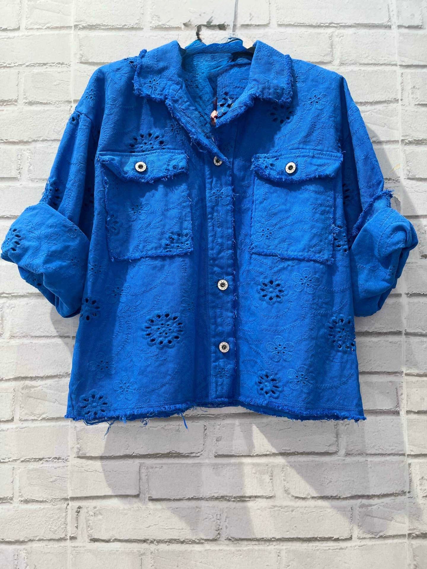 80 🍭 Veste Broderie Anglaise