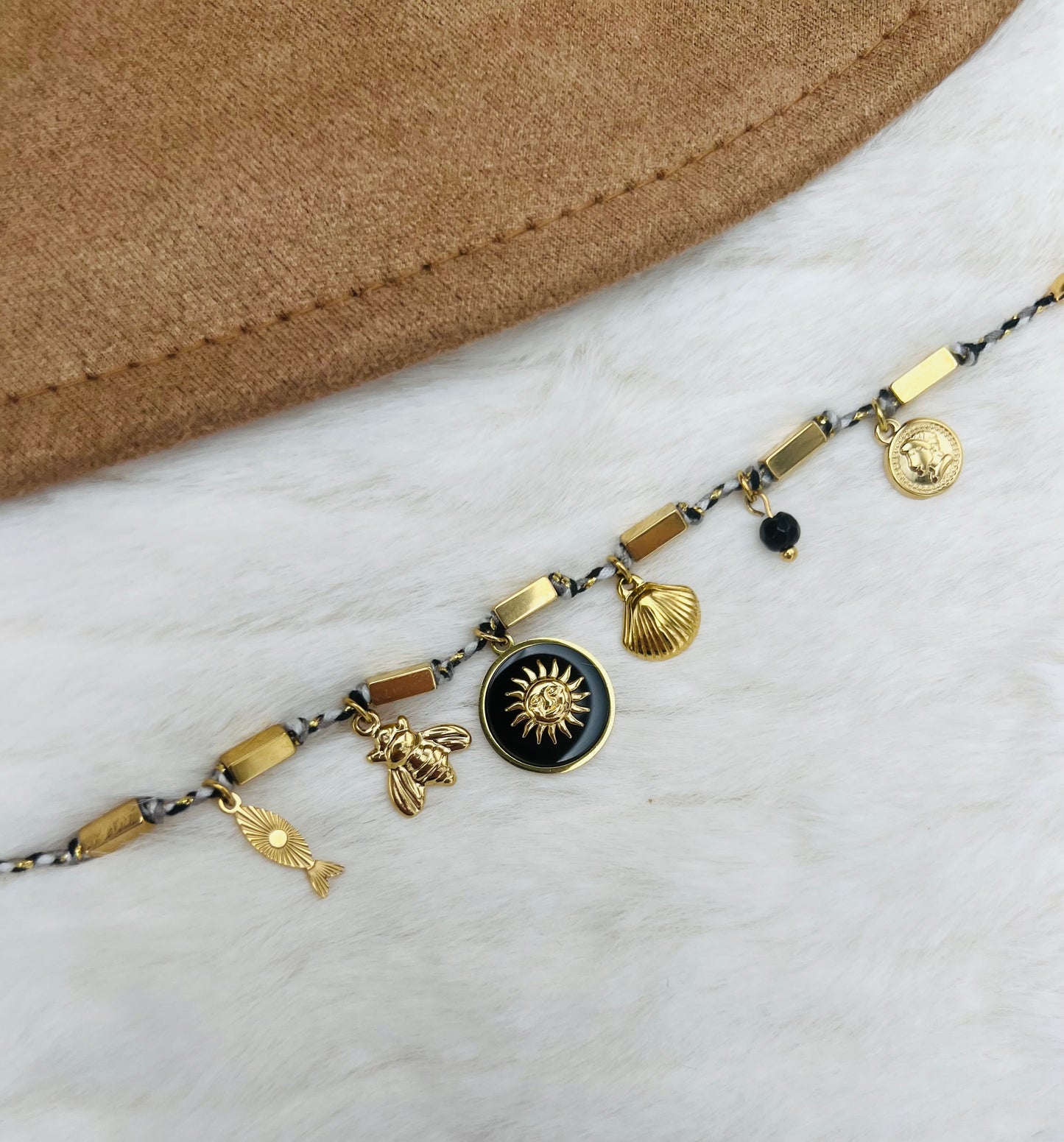 547 🛍️Bracelet pendentif soleil 🌞