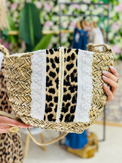 699 🛍️ Petit panier léopard 🐆