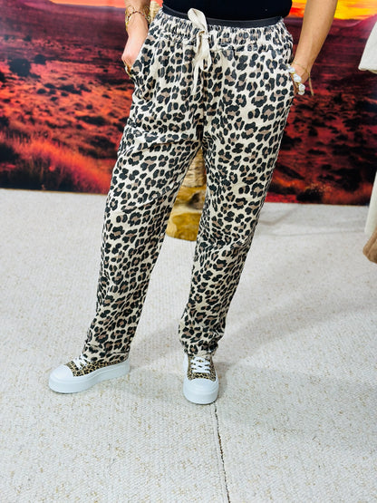 408  🛍️ Pantalon côtelé léopard 🐆