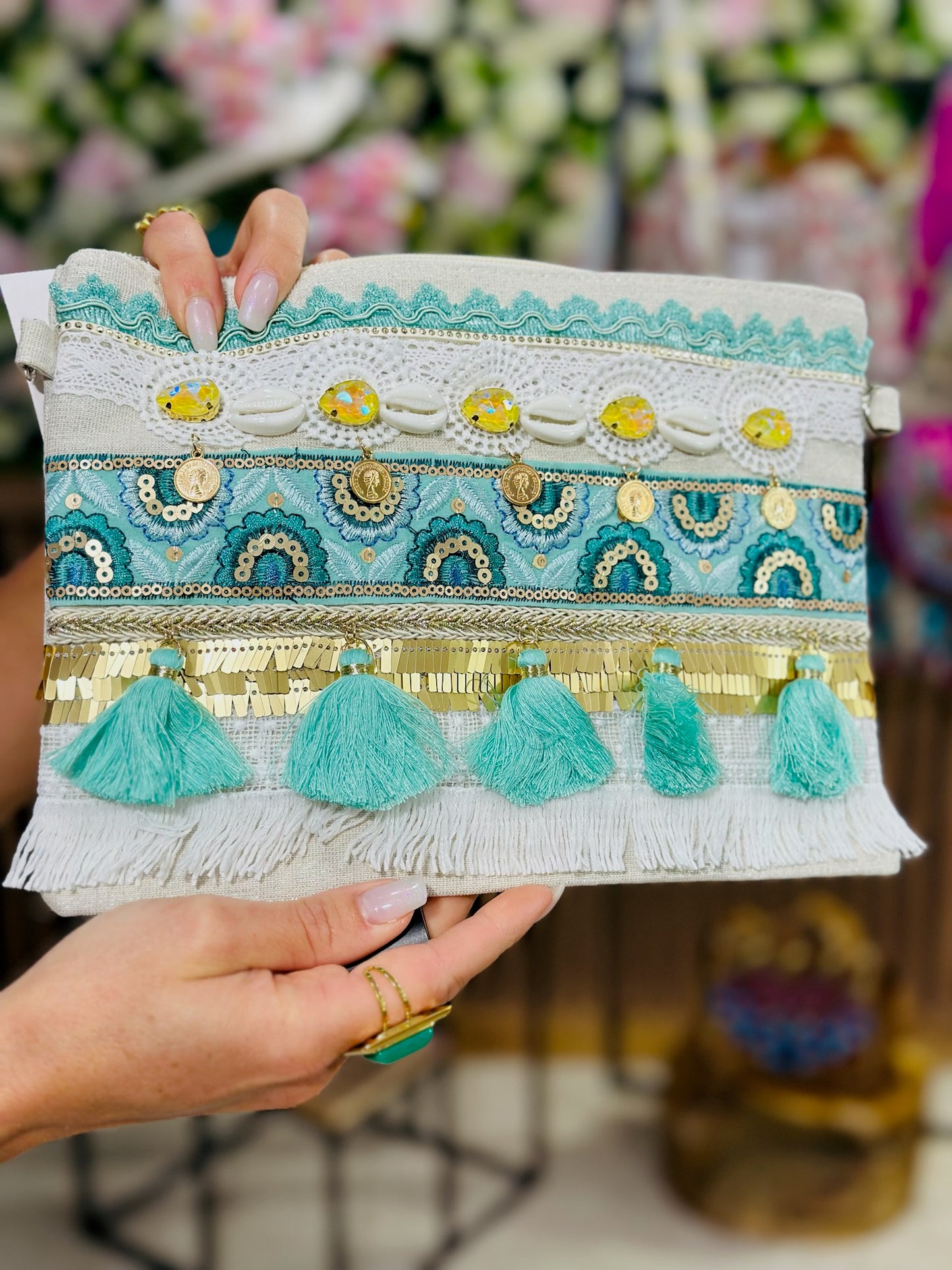 472 🛍️ Pochette coquillage