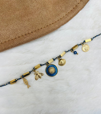 547 🛍️Bracelet pendentif soleil 🌞