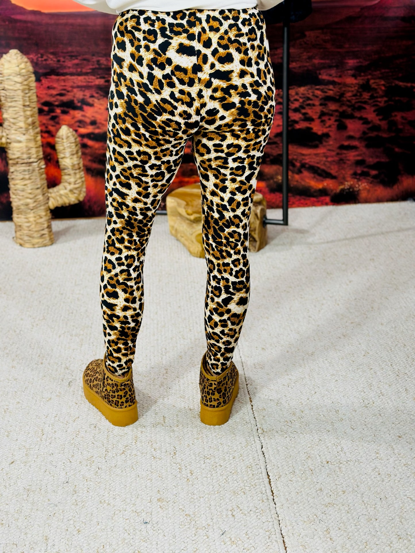 435 🛍️ Leggings Léopard CAMEL 🐆