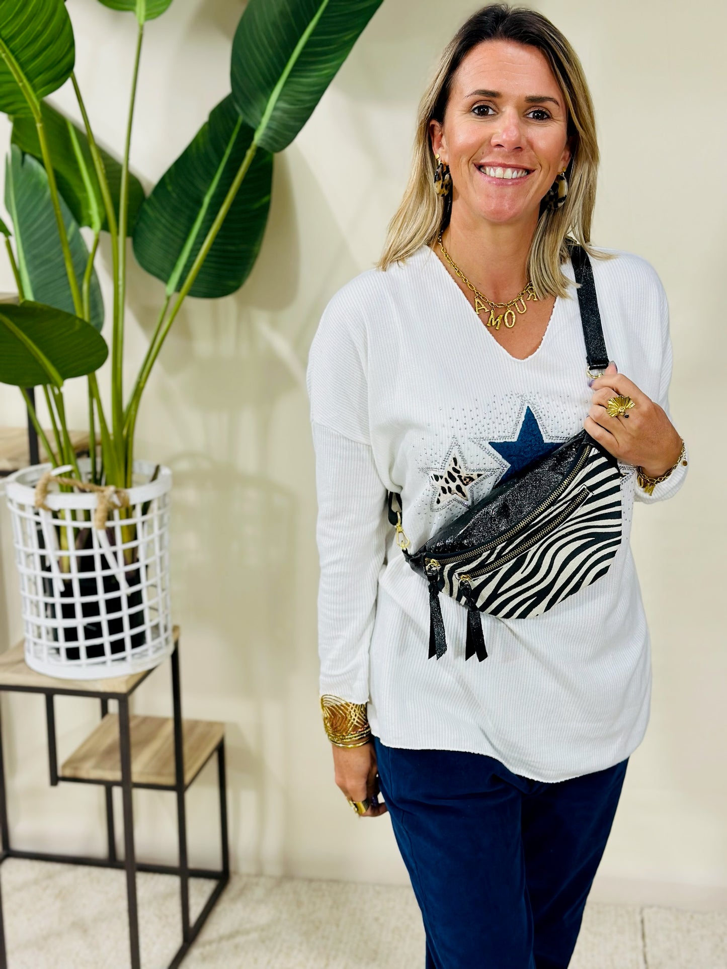 799 🛍️ Banane avec motif animal 🦓