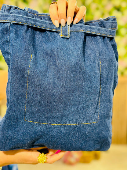 748  🛍️ Sac souple en Jean 👖