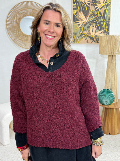 437 🍁 Pull Cosy 💜