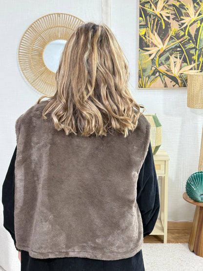 436 🍁 Gilet tout doux