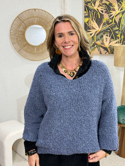 437 🍁 Pull Cosy 💜