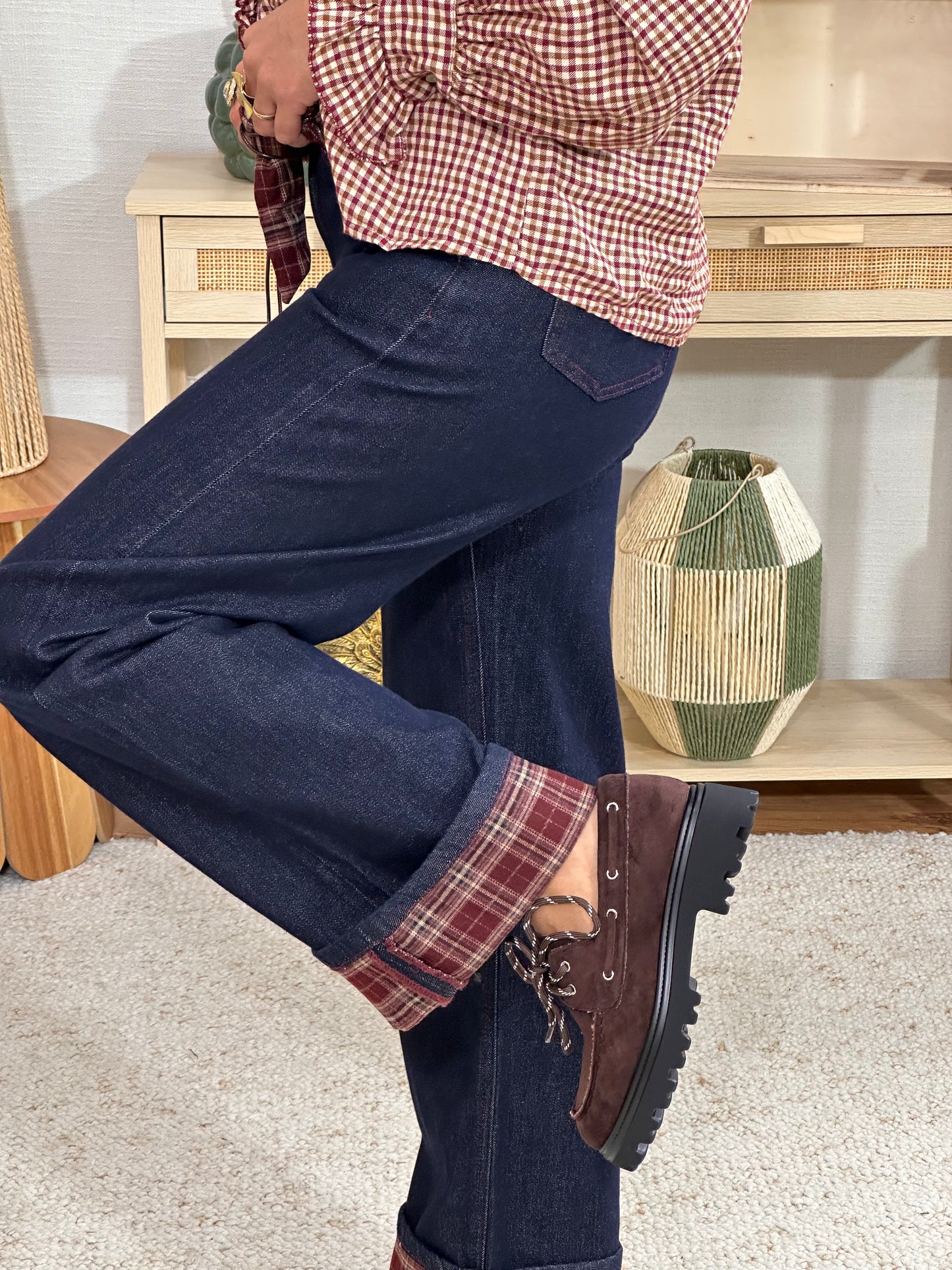 179 🗝️ Jeans Ecossais