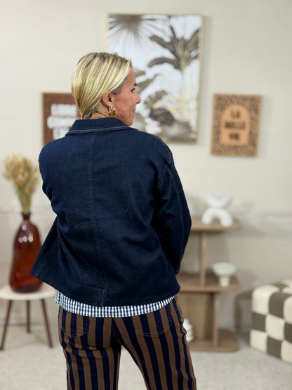 198 🗝️ Veste Jeans touche Léo 🐆