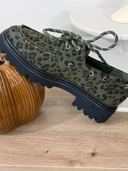 170 🗝️ Mocassin Léopard Kaki