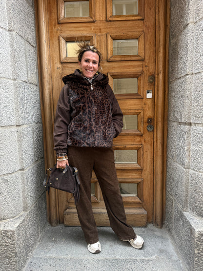 469 🍁 Sans manche Léopard