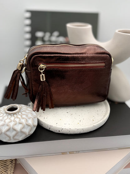 204 🗝️ Sac Cuir Irisé
