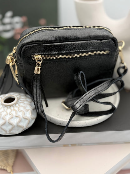 204 🗝️ Sac Cuir Irisé