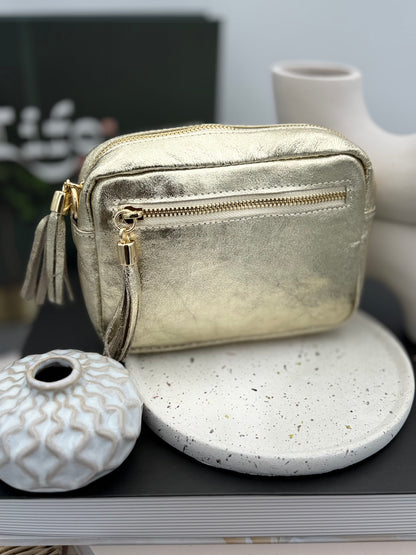 204 🗝️ Sac Cuir Irisé