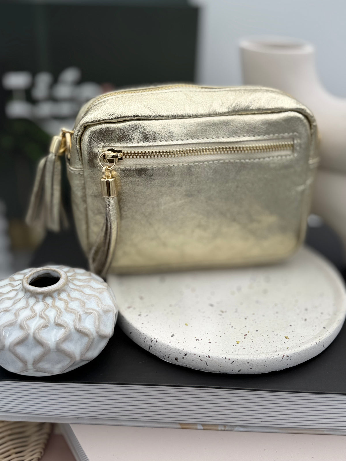 204 🗝️ Sac Cuir Irisé